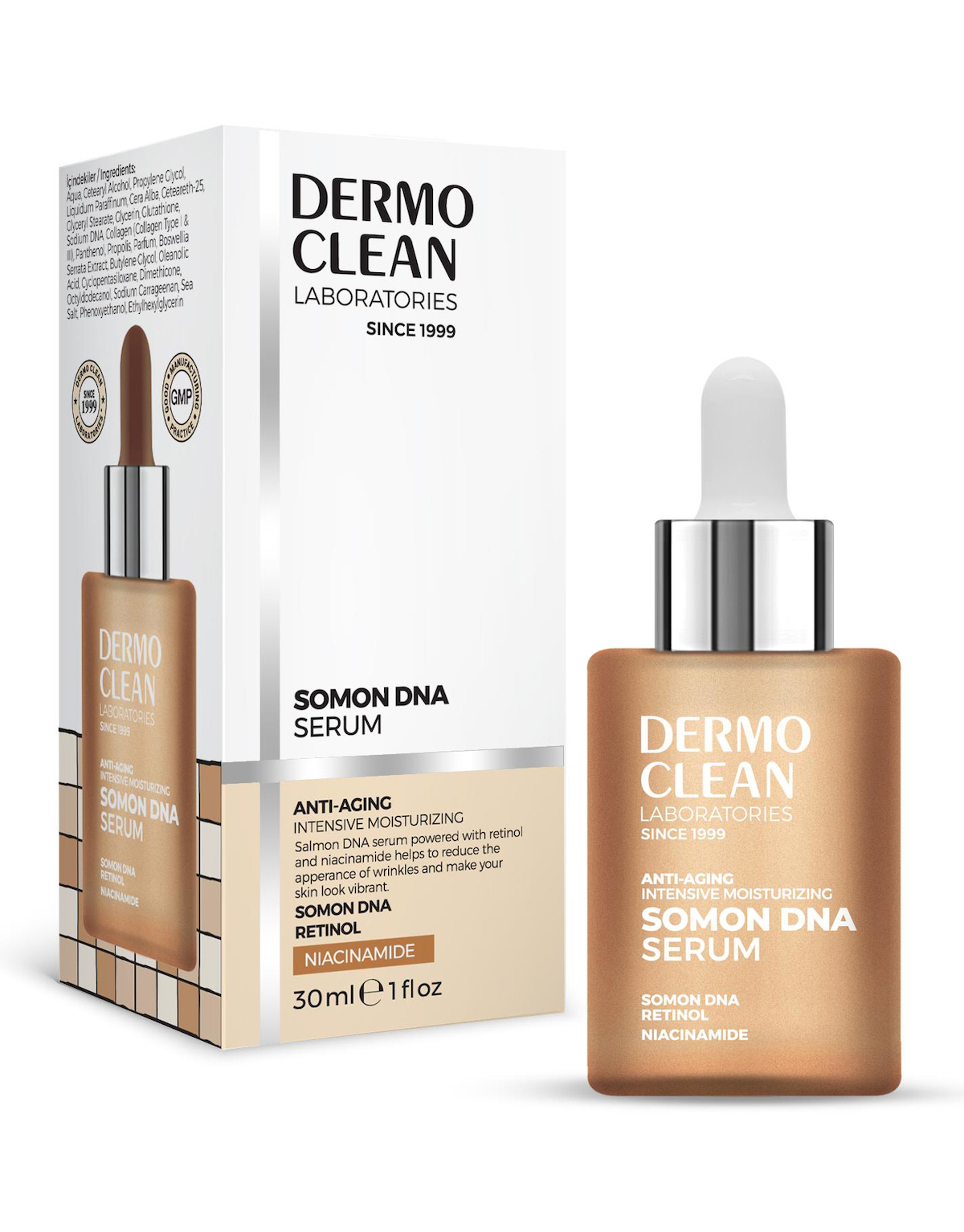 DERMO CLEAN ANTI AGING SOMON DNA SERUM 30 ML