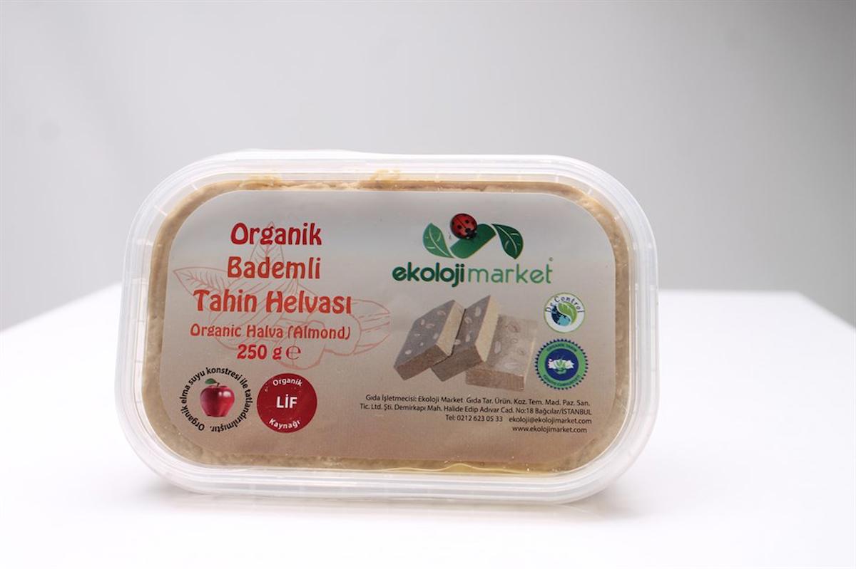 Organik Lif Kaynağı Bademli Kutu Tahin Helvası 250 gr