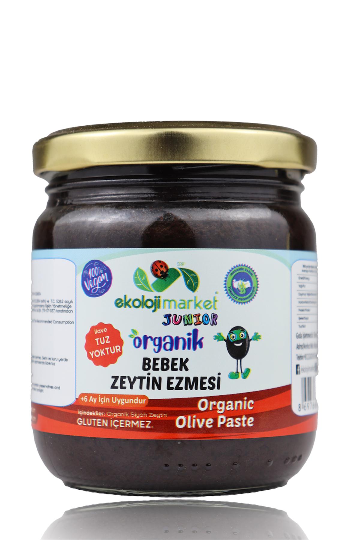 Organik Bebek Zeytin Ezmesi 210 gr