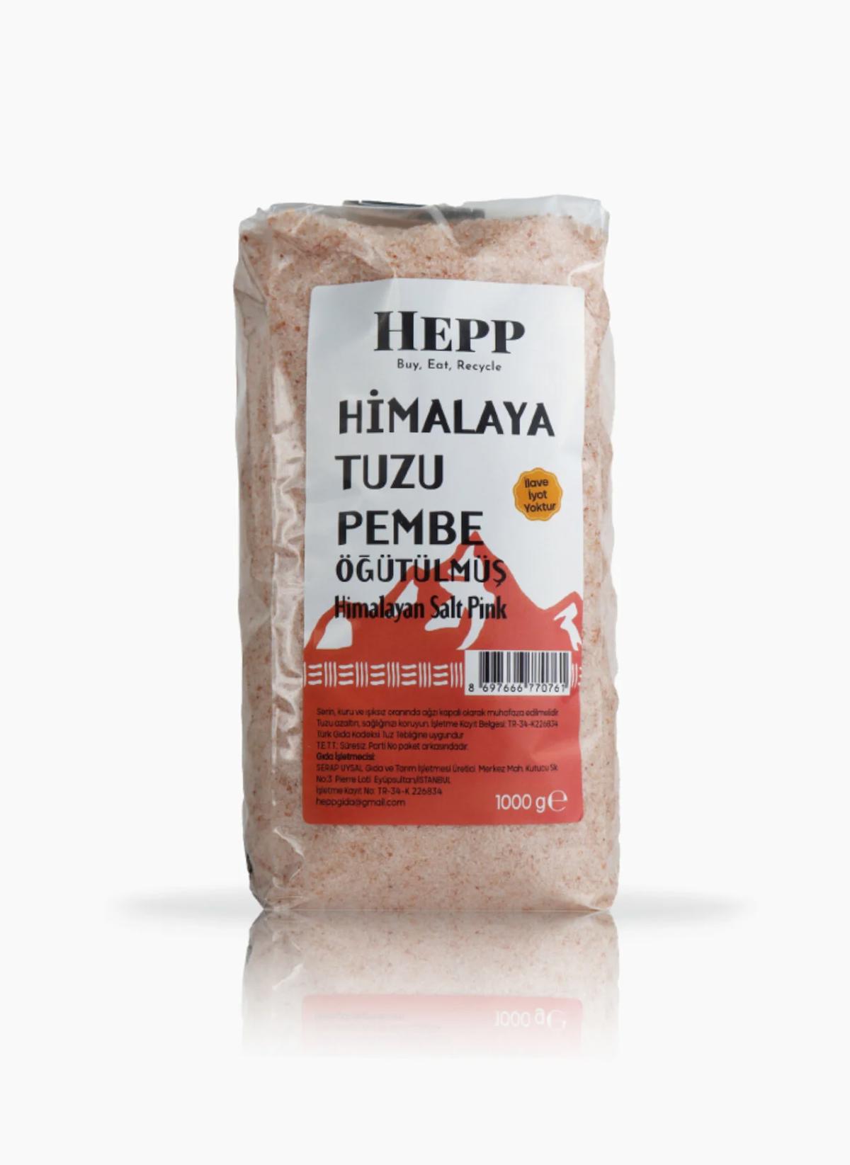 Hepp HimalayaTuzu Pembe Öğütülmüş 1kg