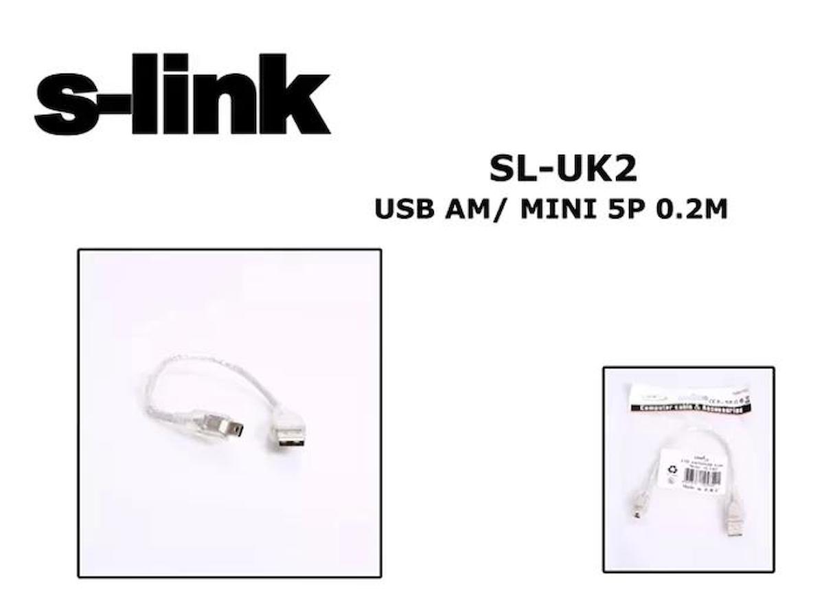 S Link Sl Uk2 Mini 5P To 0.20Mt Usb Kamera Kablosu / S Link