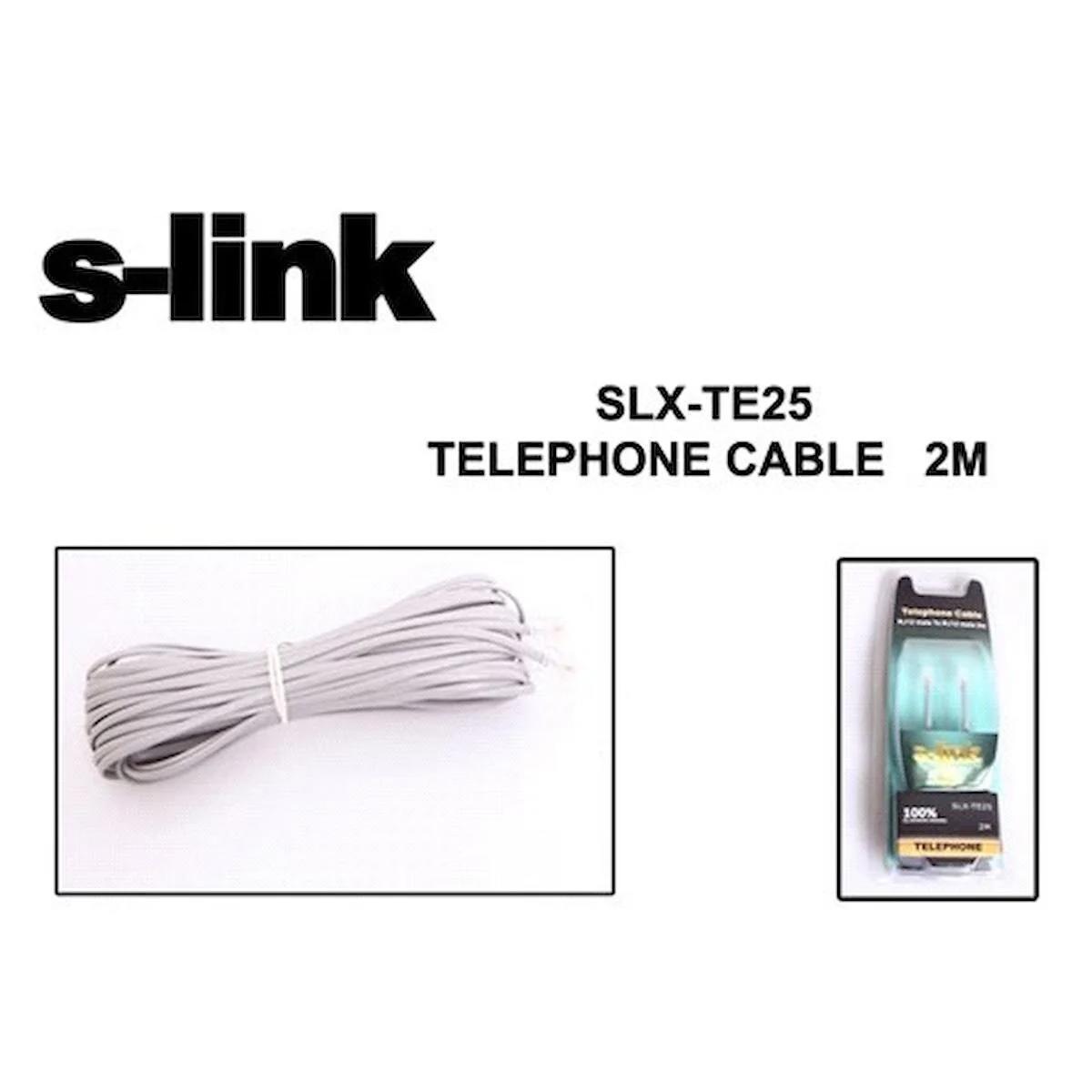 S-Link Slx-Te25 2M Telefon Bilister Kablo