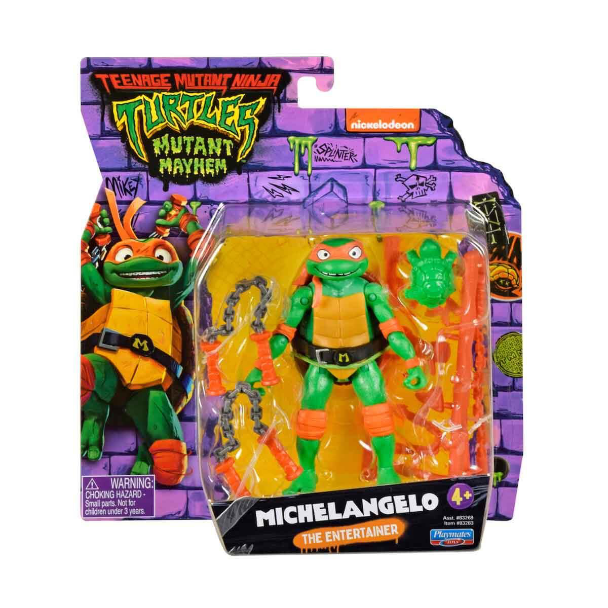 TMNT Ninja Turtles Aksiyon Figürleri TU805100 Michalengelo