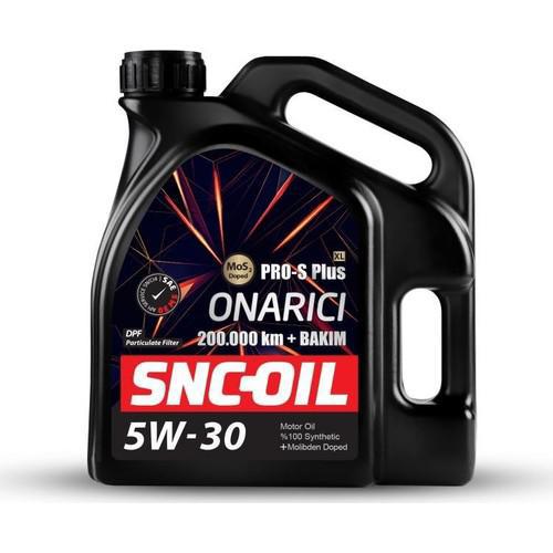 SNC Pro S Plus 5W-30 Tam Sentetik 4 lt DPF Dizel Motor Yağı 