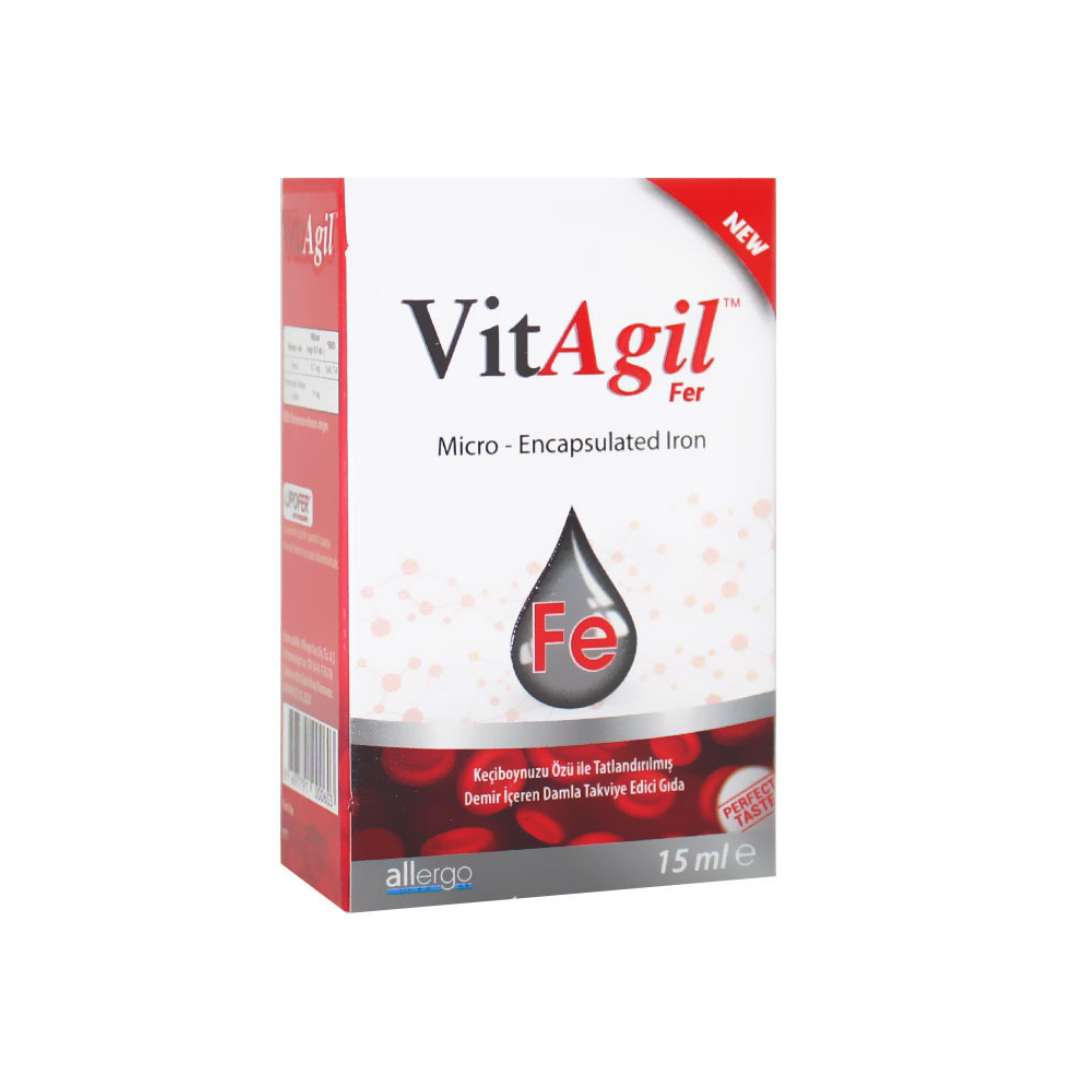 Allergo Vitagil Fer Demir Içeren Damla 15 ml