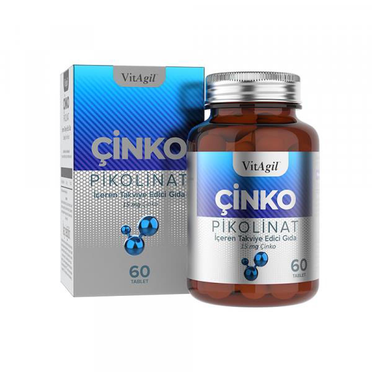 VitAgil Çinko Pikolinat 60 Tablet