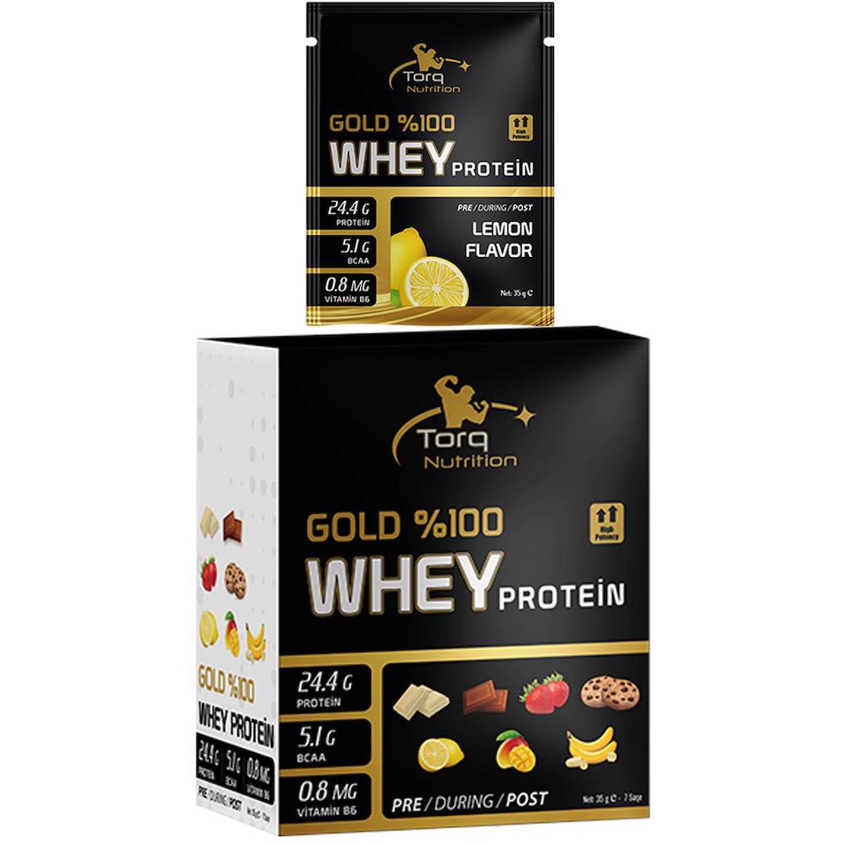 Gold Whey Protein 35 Gr x 7 SAŞE - Limon