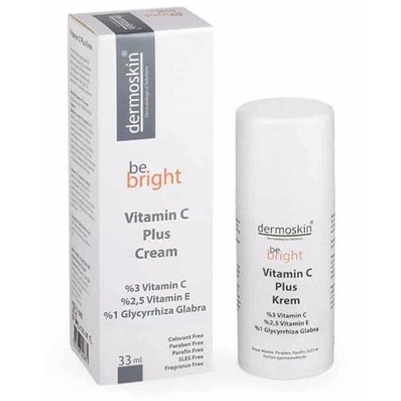 Dermoskin Be Bright Tüm Cilt Tipleri İçin Leke-Kırışıklık Karşıtı Parabensiz Gece-Gündüz Leke Kremi  33 ml 