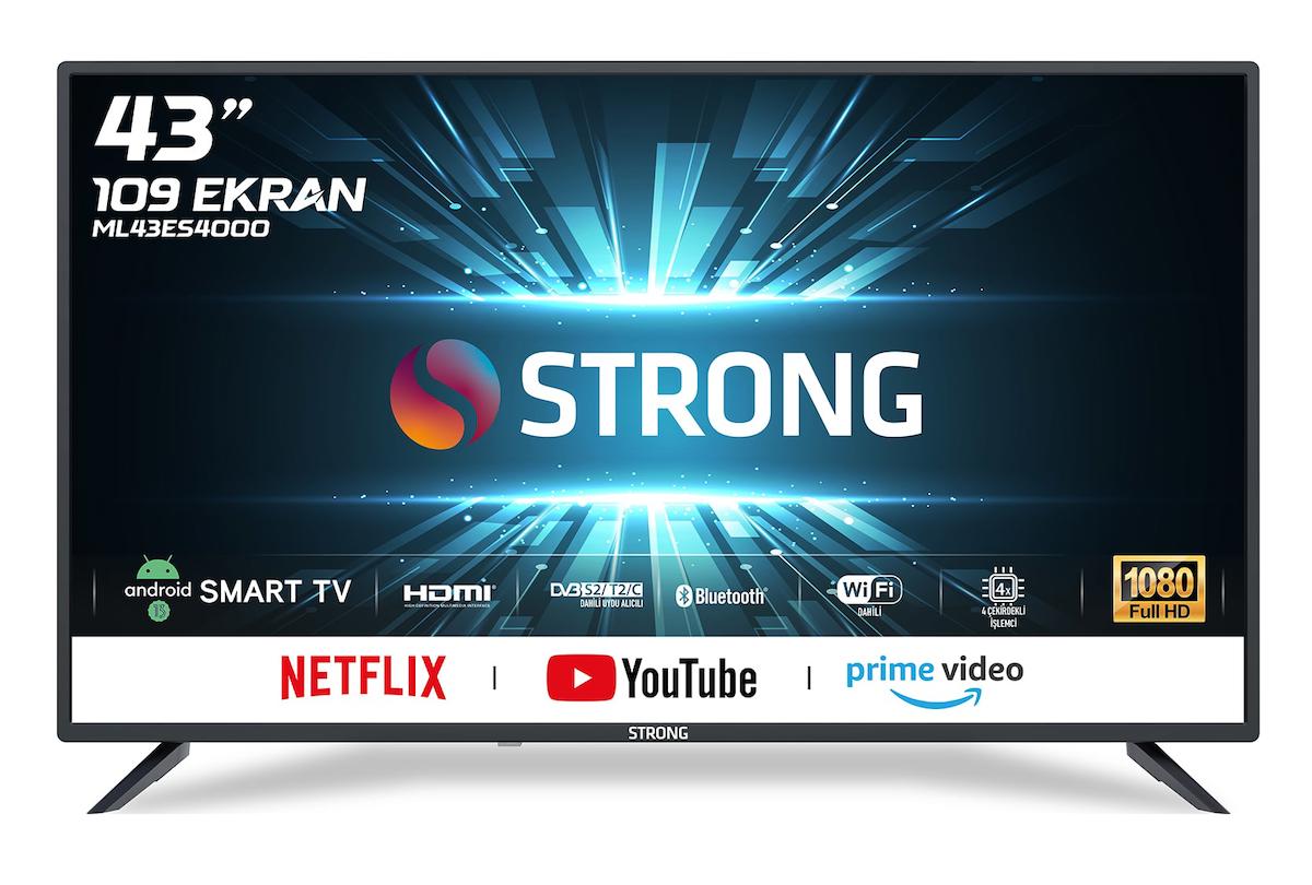 STRONG ML43ES4000 43’’ 109cm Ekran Full HD Uydu Alıcılı Android TV