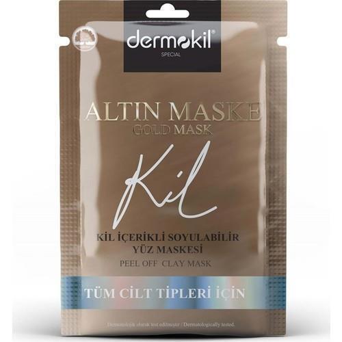 Dermokil Soyulabilir Kil İçerikli Gold Maske 15 ml