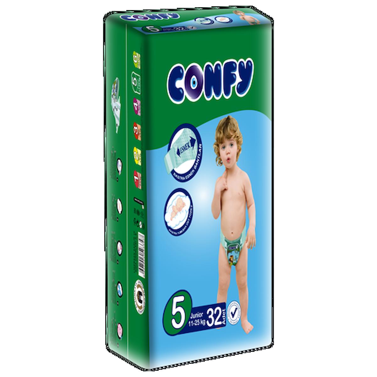 Confy 5 Numara Junior 32'li Bel Bantlı Bez