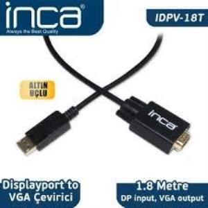 INCA IDPV-18T 1,8m DISPLAY PORT=--VGA KABLO