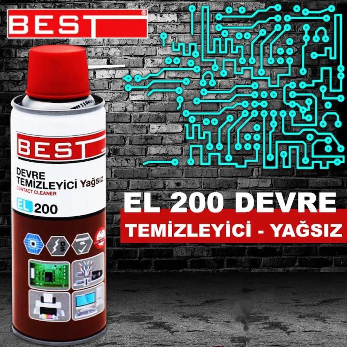 Best Yağsız Kontak Devre Temizleyici 200ml. EL200