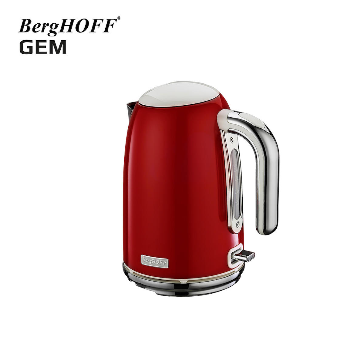 BergHOFF GEM RETRO 1.7 Litre Kırmızı Su Isıtıcısı