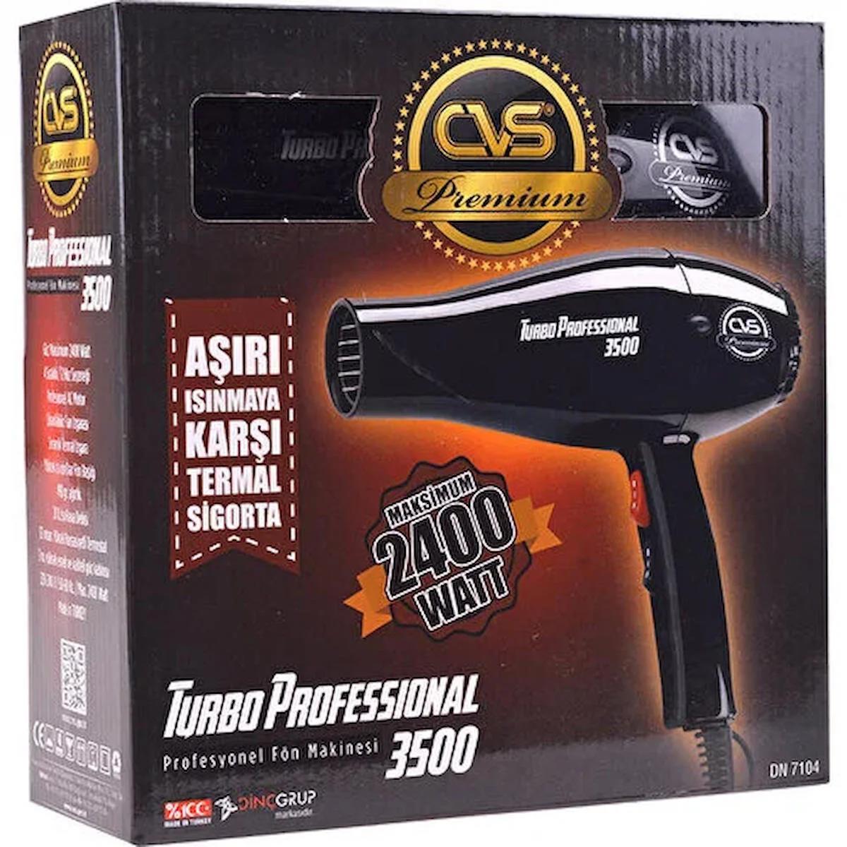 CVS DN 7104 Turbo Professional 3500 2400 W TURUNCU Saç Kurutma Makinesi