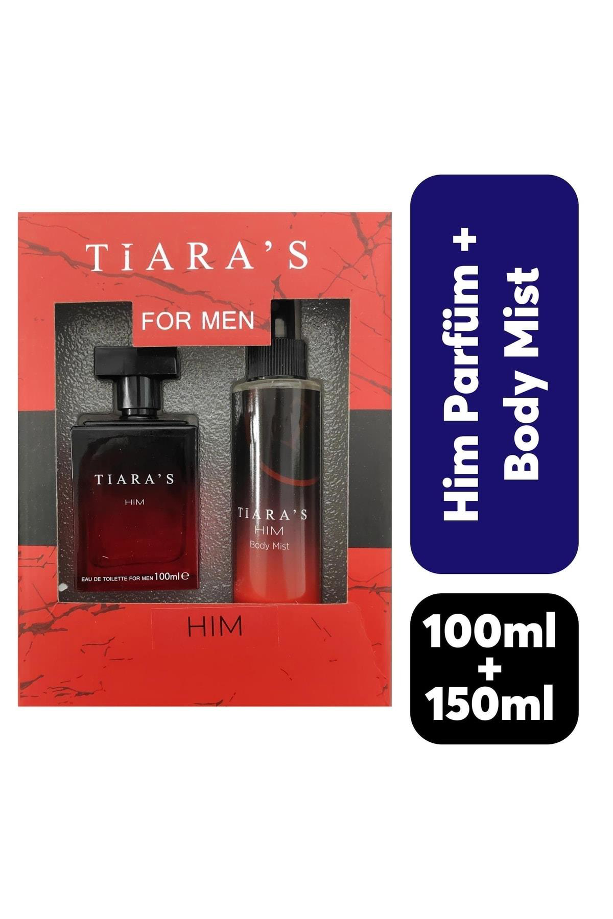 Tiaras Him Erkek Parfüm Edt 100ml & Body Mist Edc 150ml