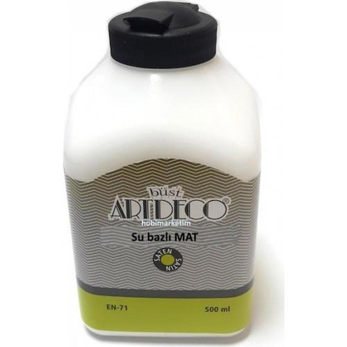 Artdeco Su Bazlı Mat Vernik 500ml.