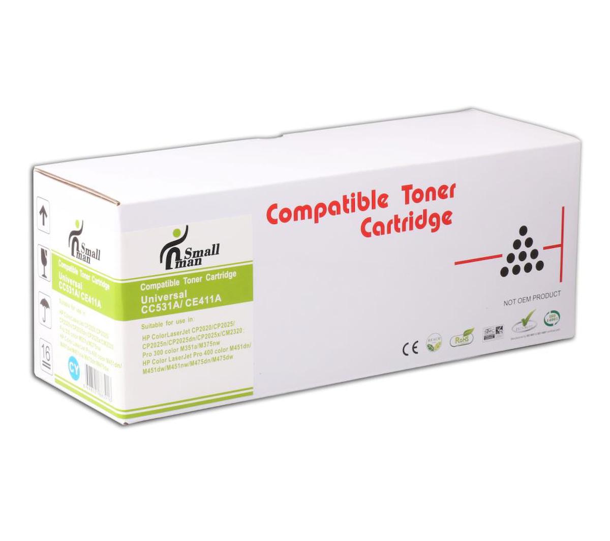 OfisPc Hp CC531A-CE411A-CF381A Mavi Üniversal Muadil Toner