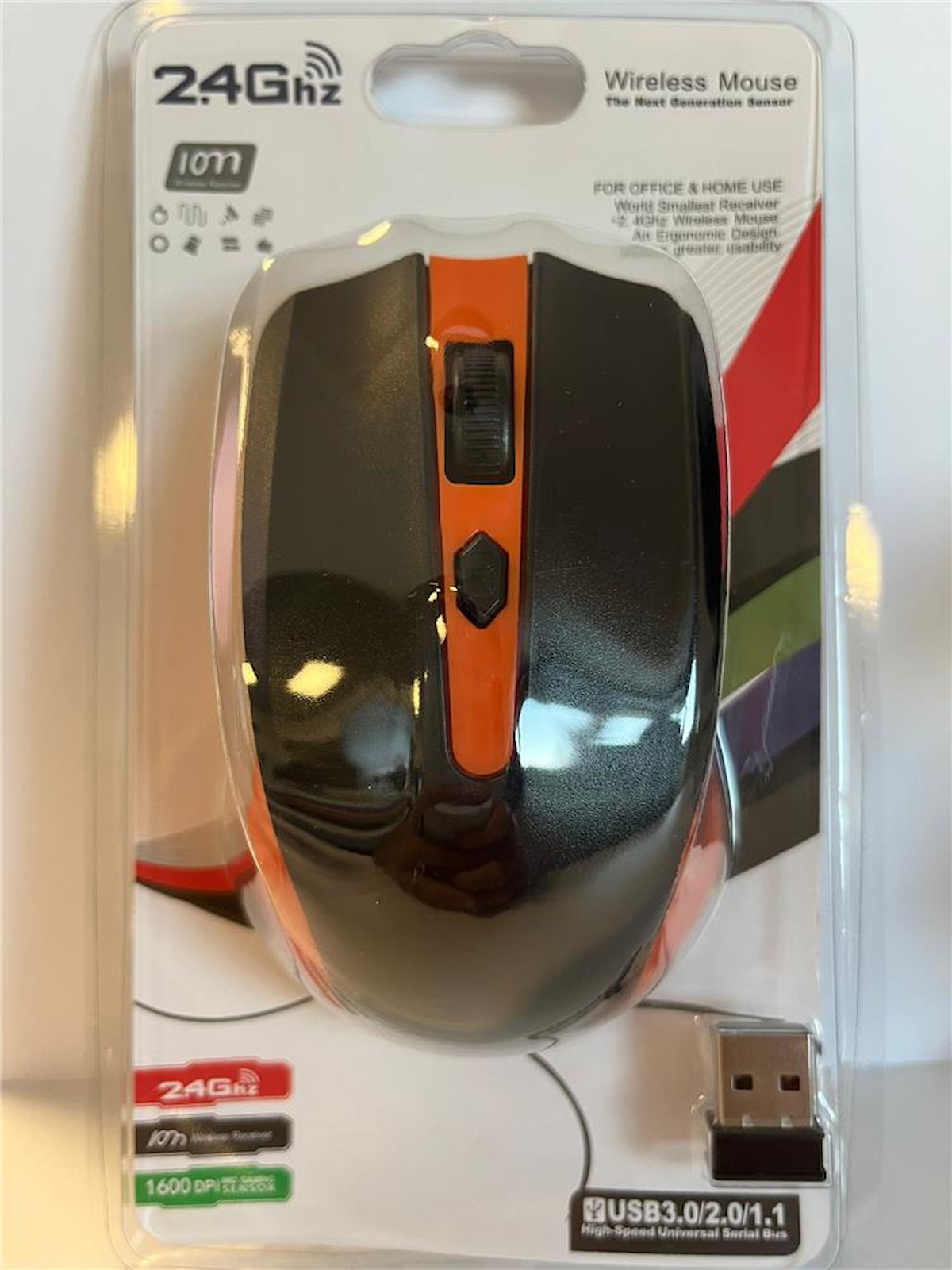 Elba G-211 Turuncu 2.4Ghz Kablosuz Mouse