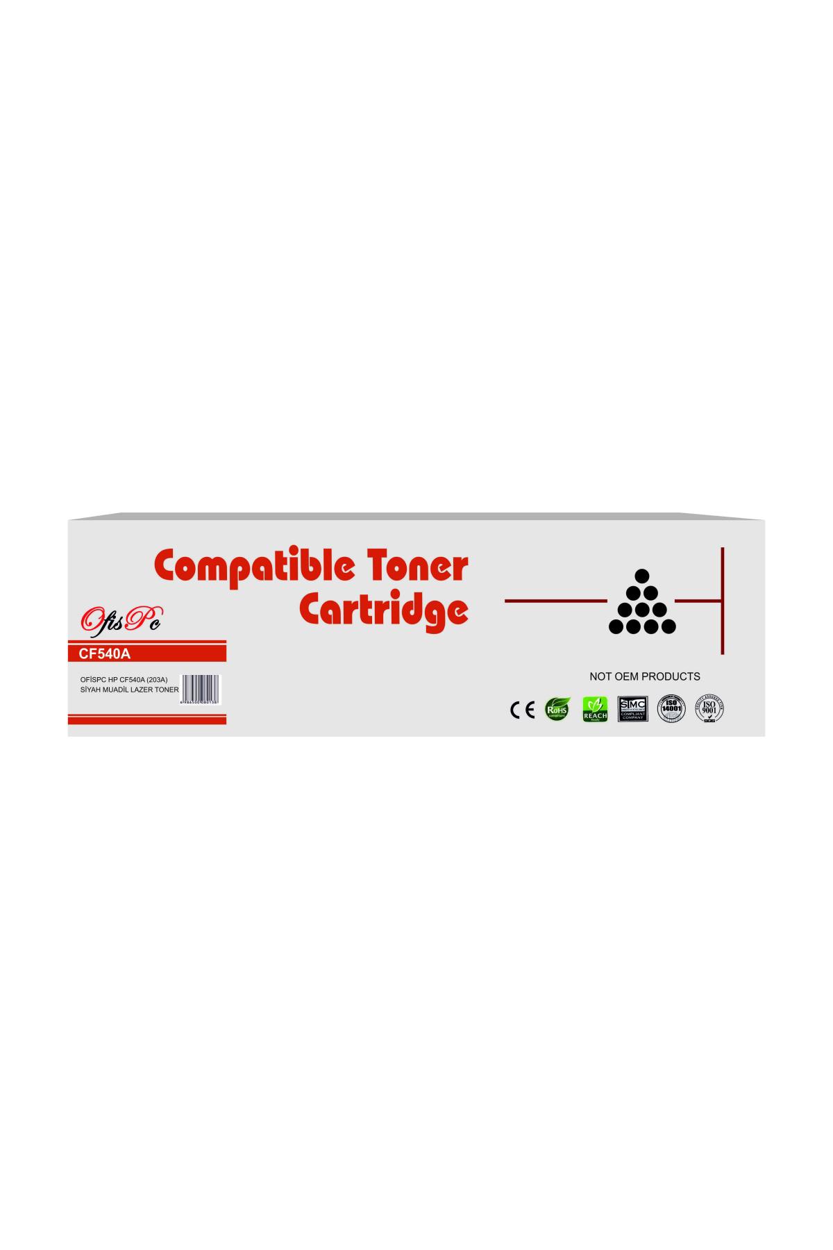 OfisPc HP CF540A Siyah Muadil Toner M254NW-254DW-M281FDN-M281FDW