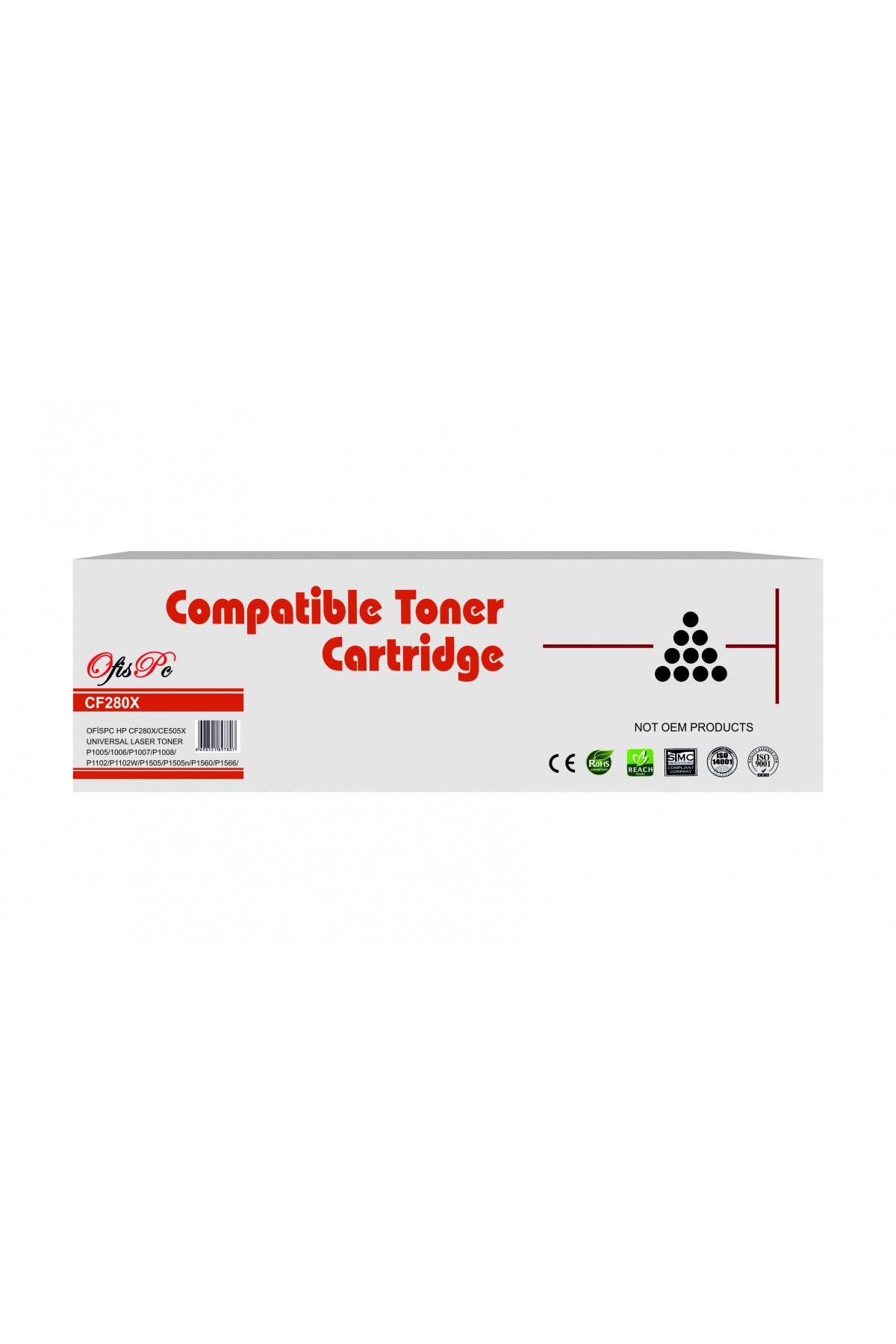 OfisPc Hp CF280X-CE505X Yüksek Kapasite Üniversal Muadil Toner