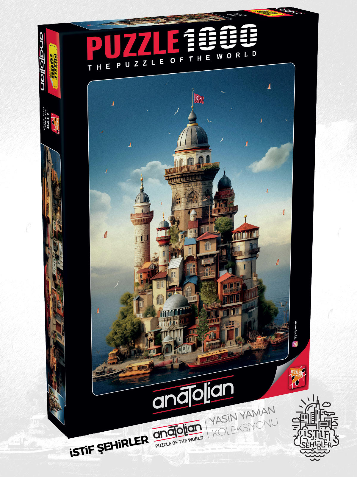 Anatolian 1000 Parçalık Puzzle / Kız Kulesi - Kod 1170