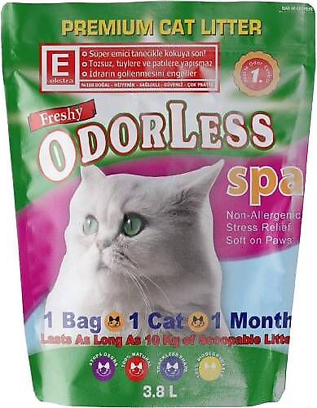 Freshy Odorless Extra Süper Emici Silika Kedi Kumu  3.8 L