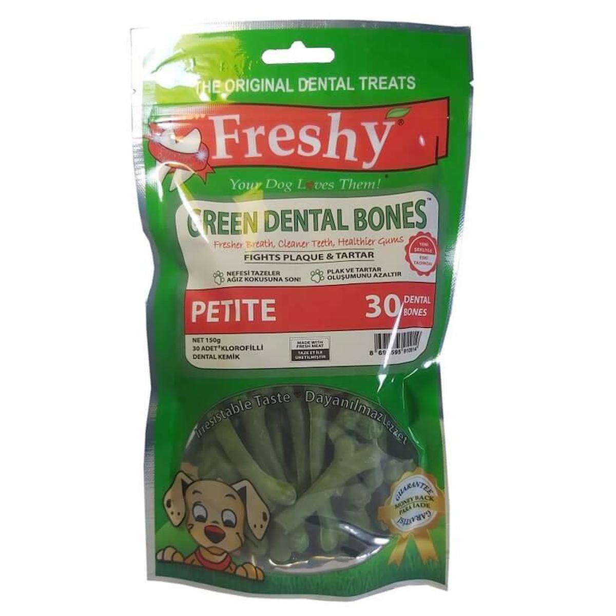 Freshy Green Dental Bones Ağız Kokusu Önleyici Kemikler 30'lu