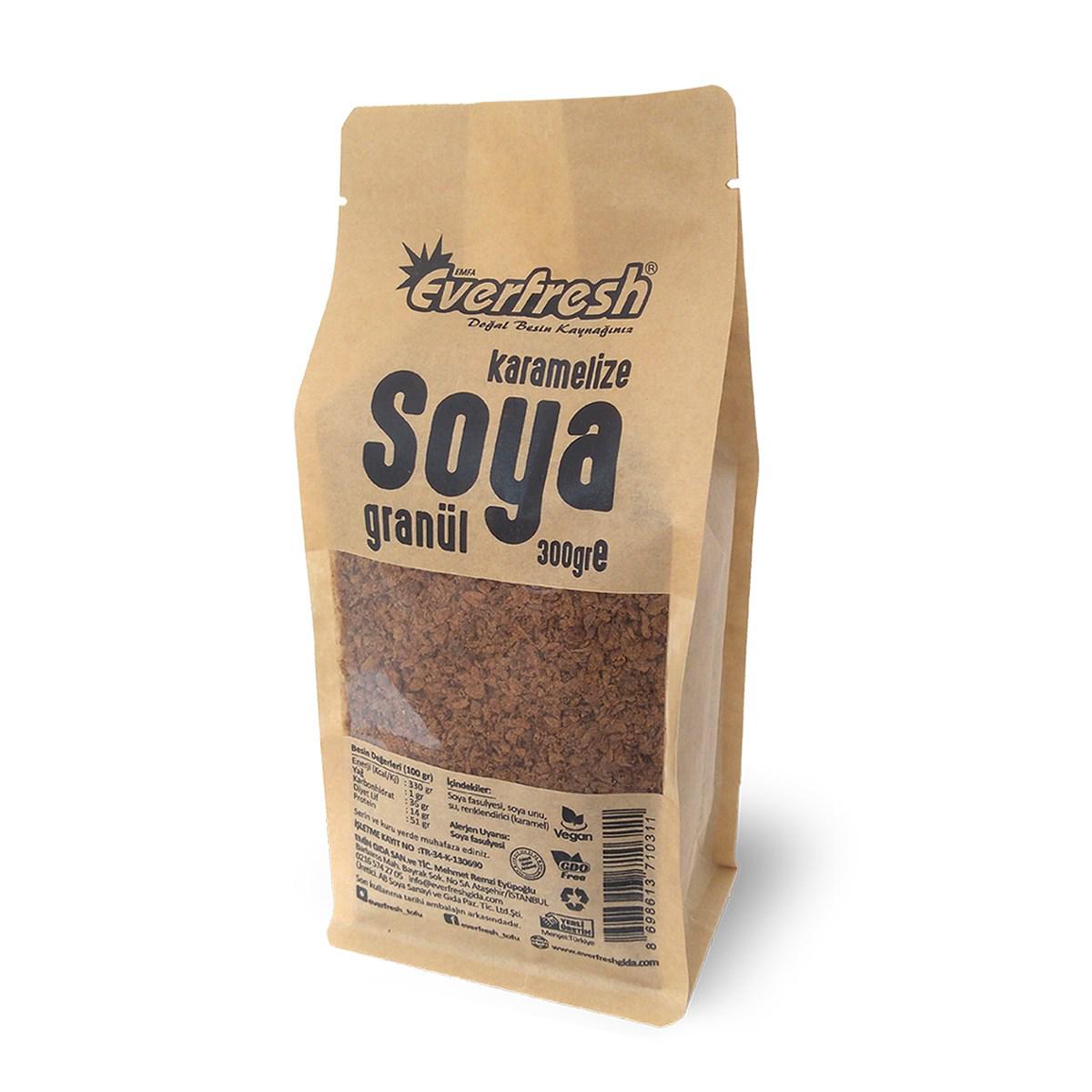 Karamelize Soya Granül - Soya Kıyması 300gr