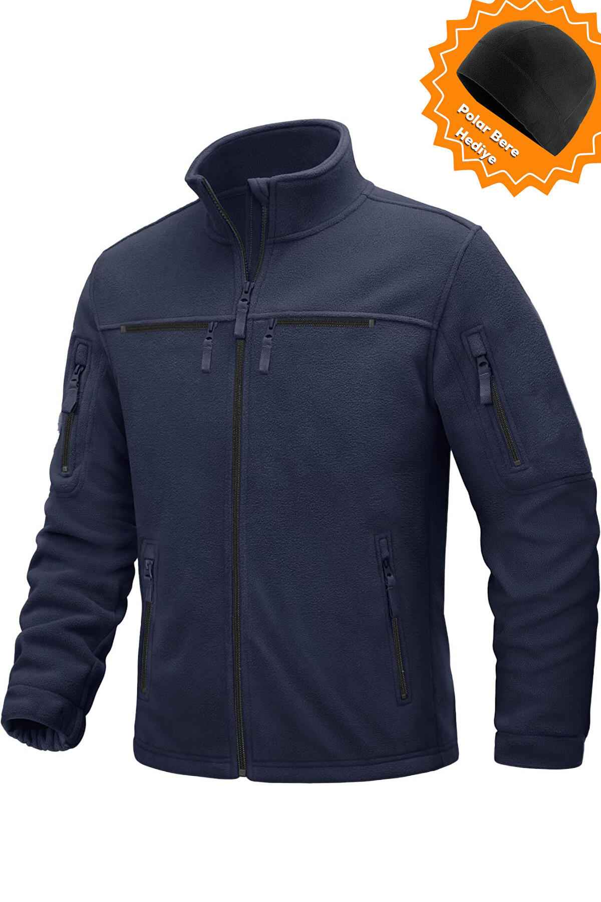 Ghassy Co. Warm Tactical Sport Multi 6 Cep Fonksiyonel Termal Polar Ceket