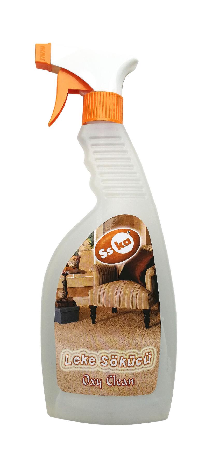 SSKA Oxy Clean - Tekstil Koltuk Halı Perde Leke Çıkarıcı Sökücü - 500 Ml. - Sprey