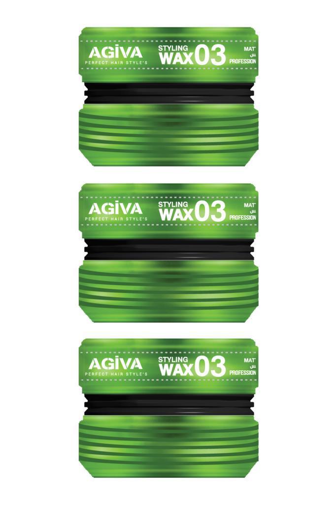 Agiva Wax Saç Şekillendirici 03 175 ml X3