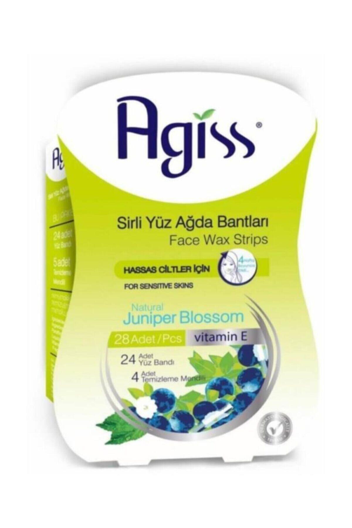 Agiss Natural Juniper Blossom Yüz için Ağda Bandı 24'lü