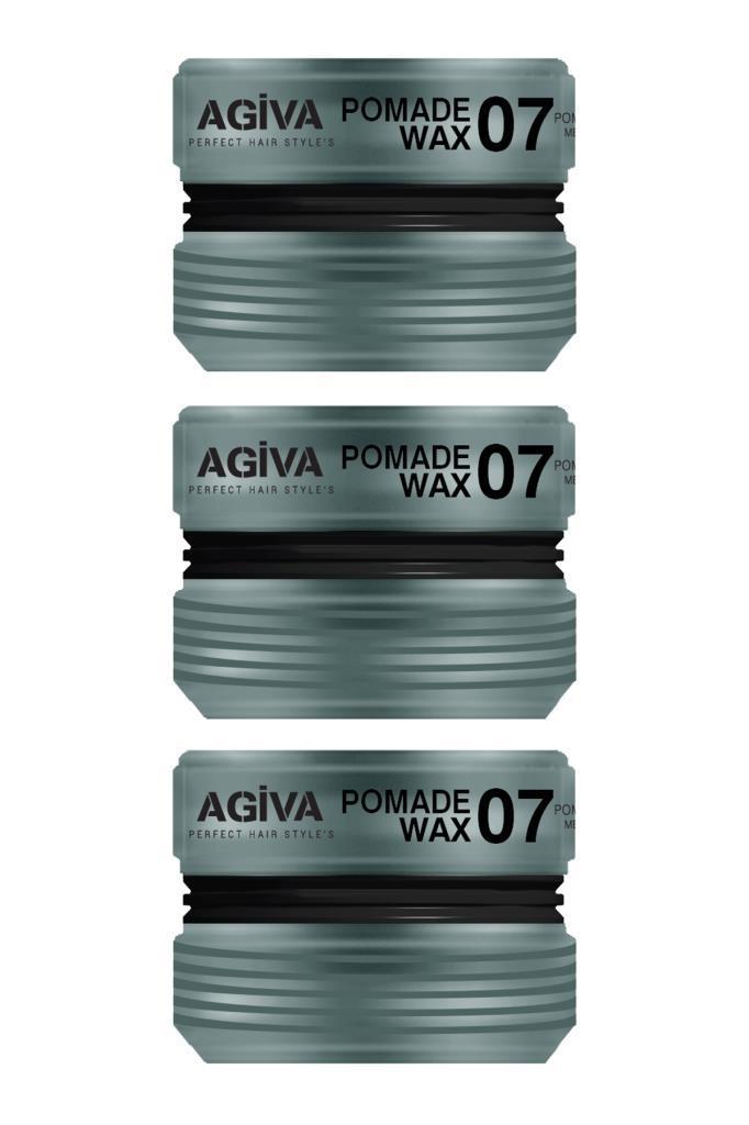 Agiva Hair Wax Saç Şekillendirici 07 175ML 3lü Set