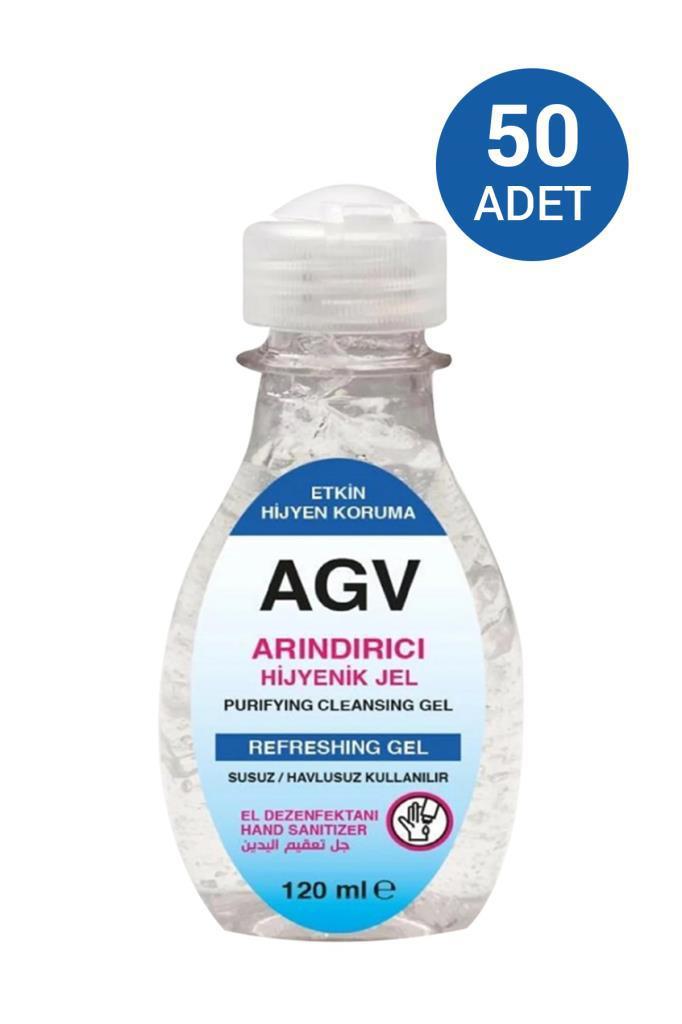 Agiva Dezenfektan Antibakteriyel El Temizleyici Jel 120ml X50