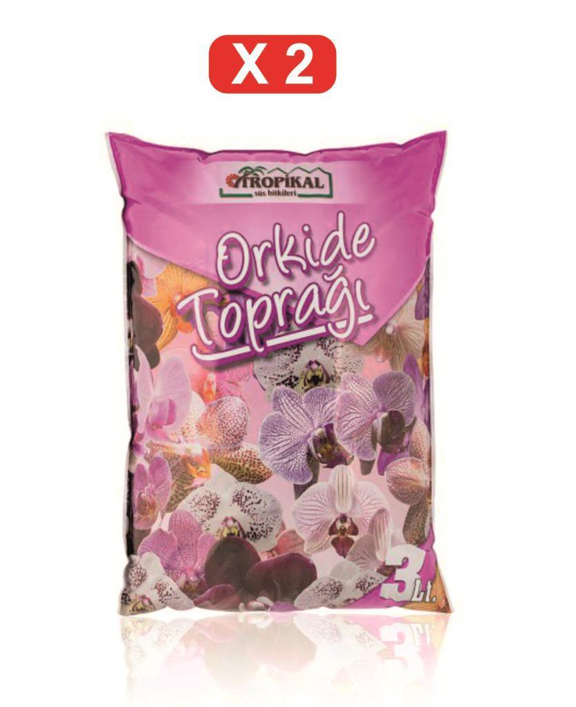 Orkide Toprağı 3 Litre X 2 Paket