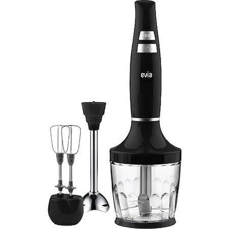 Evia Nora 1500 Watt Sessiz Hız Ayarlı 3 In 1 Doğrama Karıştırma Blender Seti BY-4201