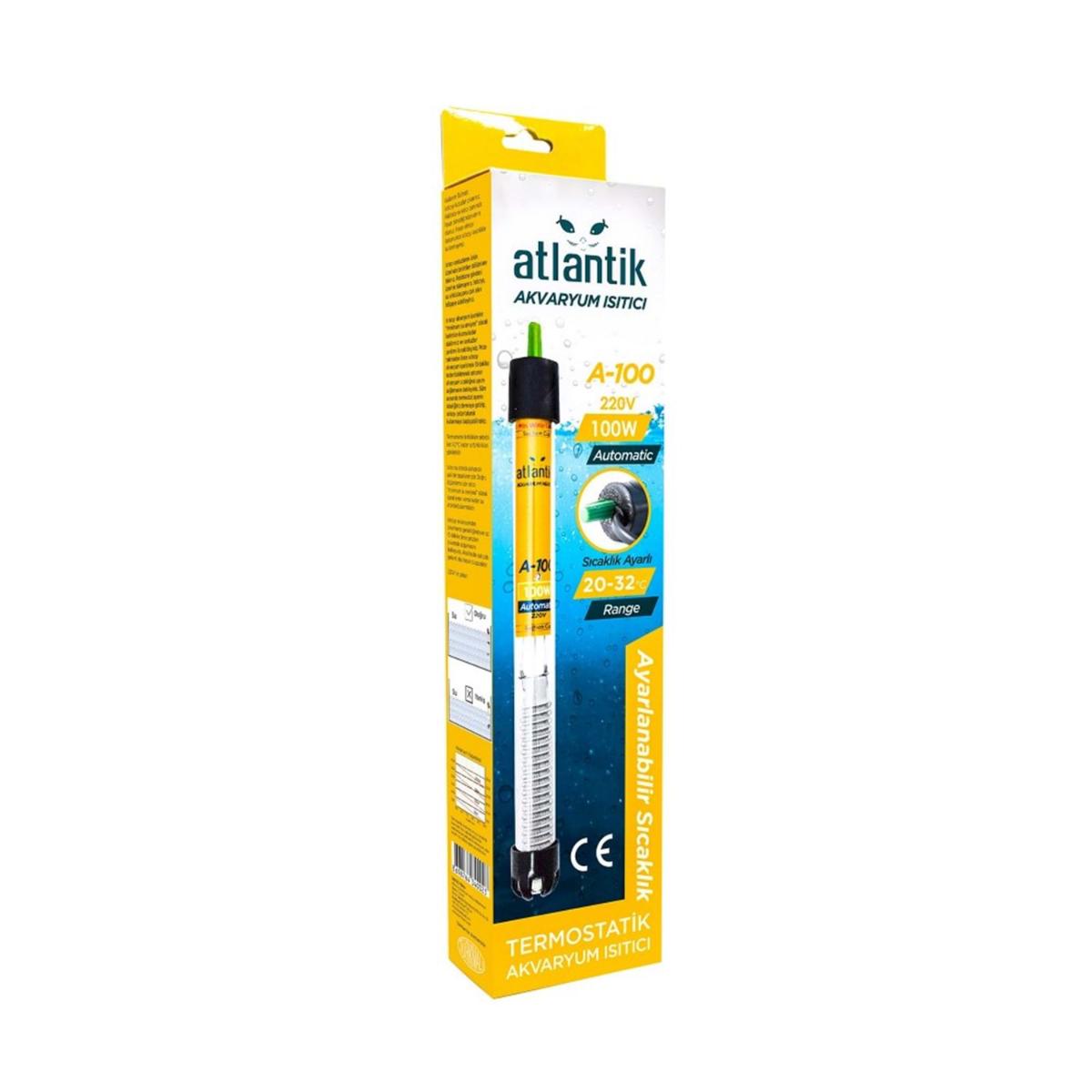 Atlantik 100 W Akvaryum Isıtıcı