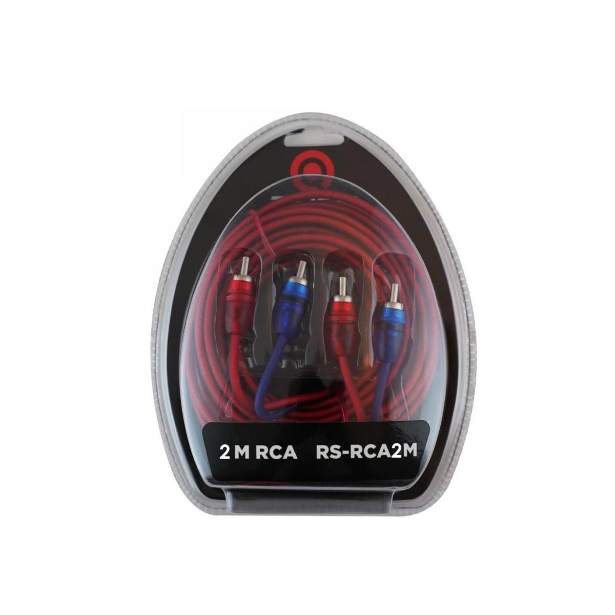 ANFİ KABLO 2RCA 2RCA 2MT BAKIR REISS AUDIO RS-RCA2M