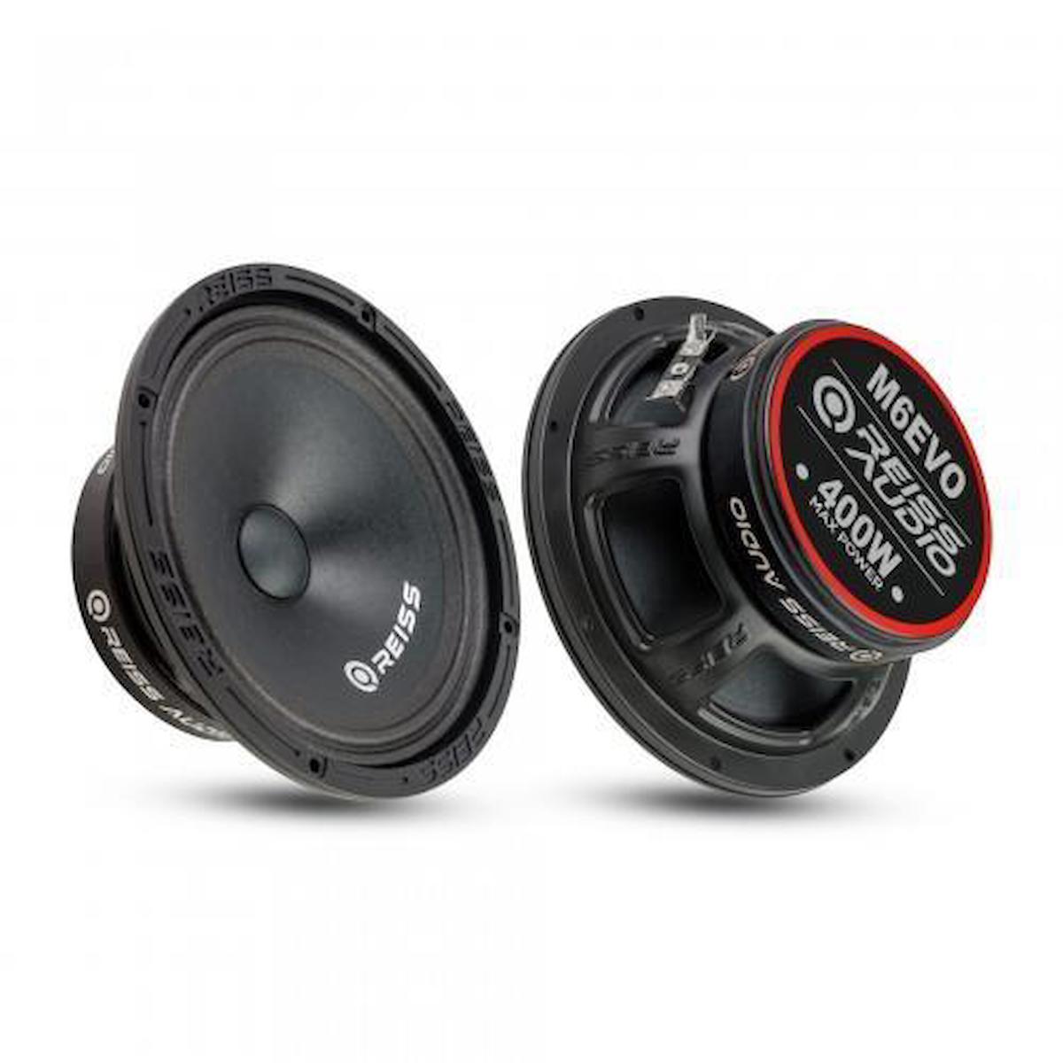 Reiss Audio RS-M6EVO 400 Watt Max Power+100 Watt Rms Power 16 Cm Oto Midrange