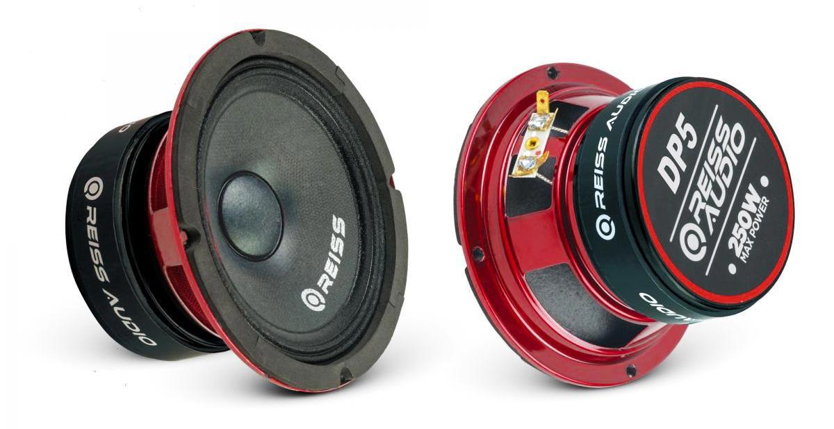 Reiss Audio RS-DP5 250 Watt Max Power+75 Watt RMS Power+13cm Oto Midrange