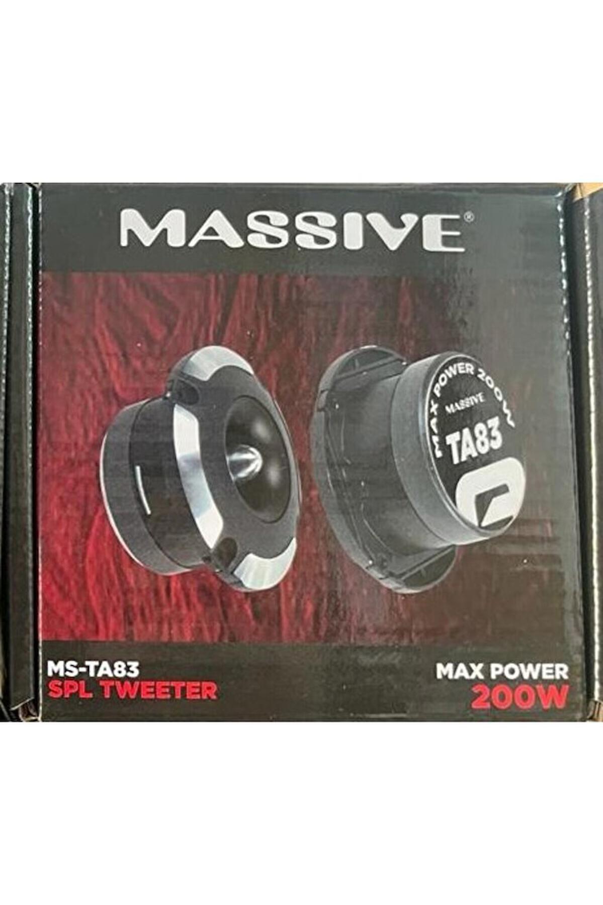 MASSİVE MS-TA83 SPL TWEETER 200 WATT MAXİMUM POWER ÇİFT FİYATI