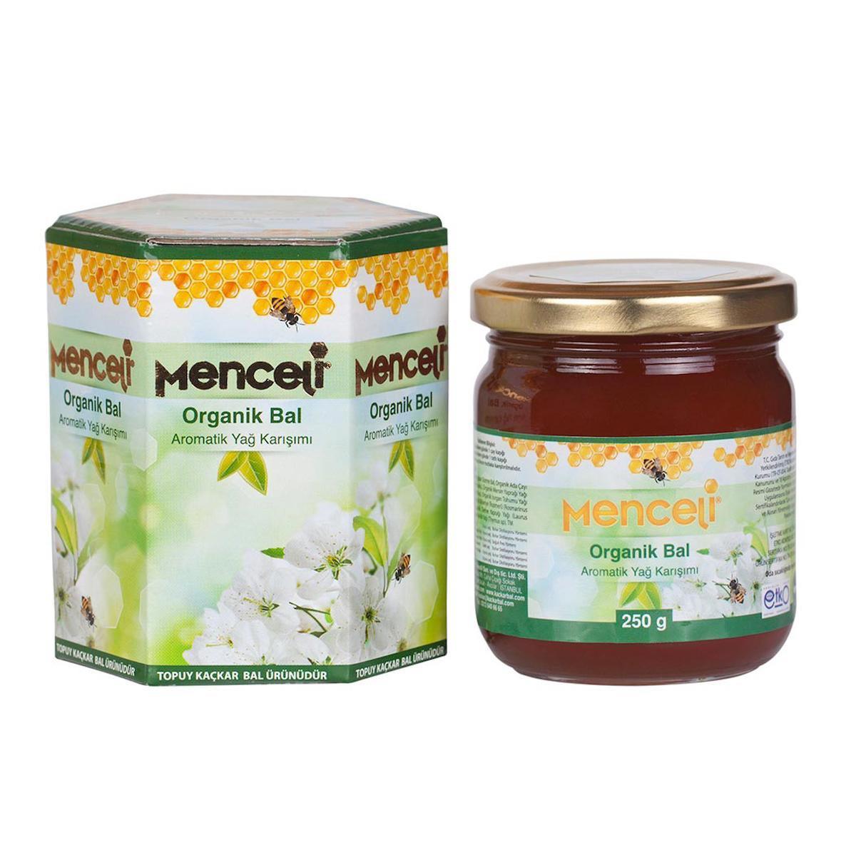 Organik Menceli - Kaçkar Bal ve Aromatik Yağlar Karışımı 250 gr.