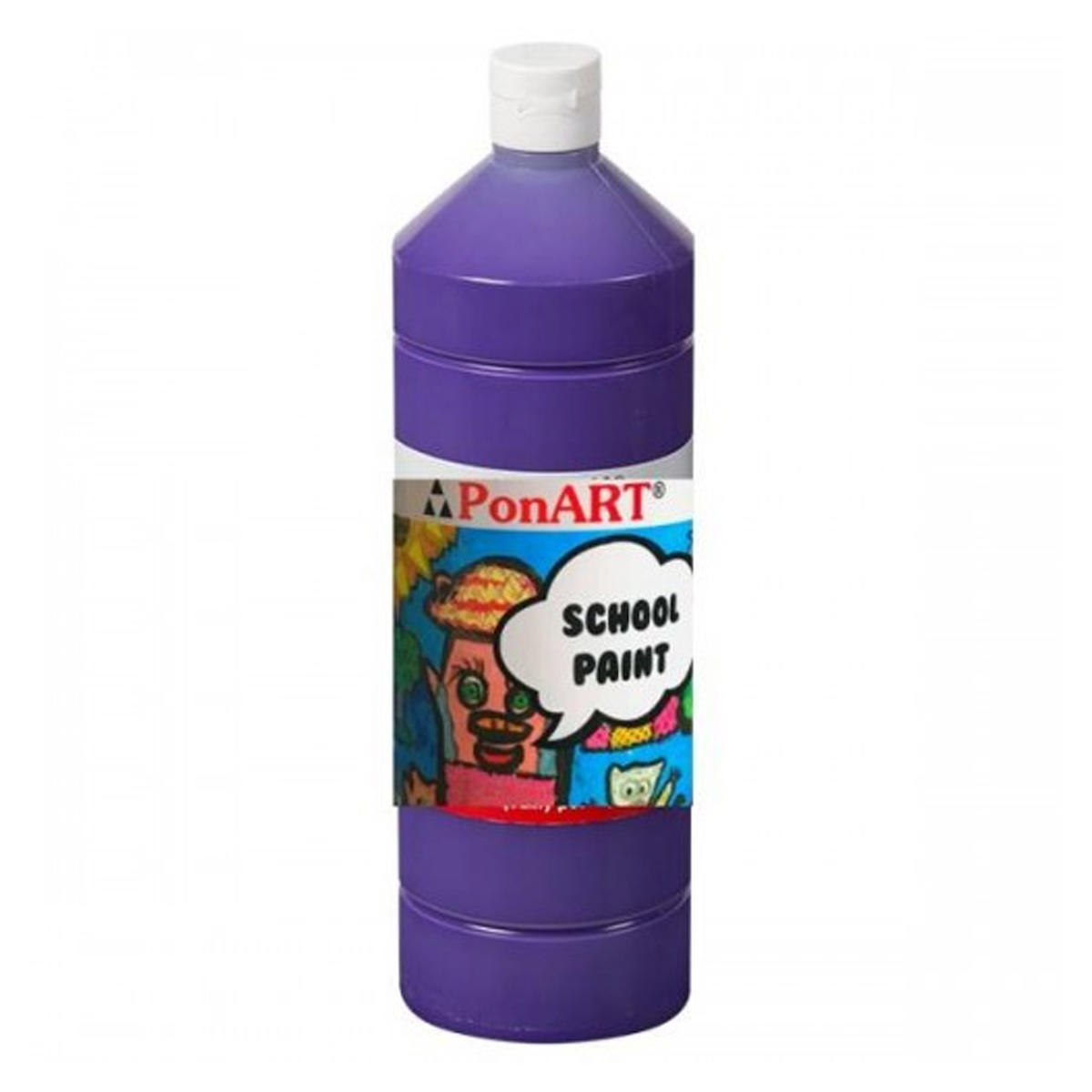 Ponart School Paint Violet 250 ml. Tempera Boya 2209