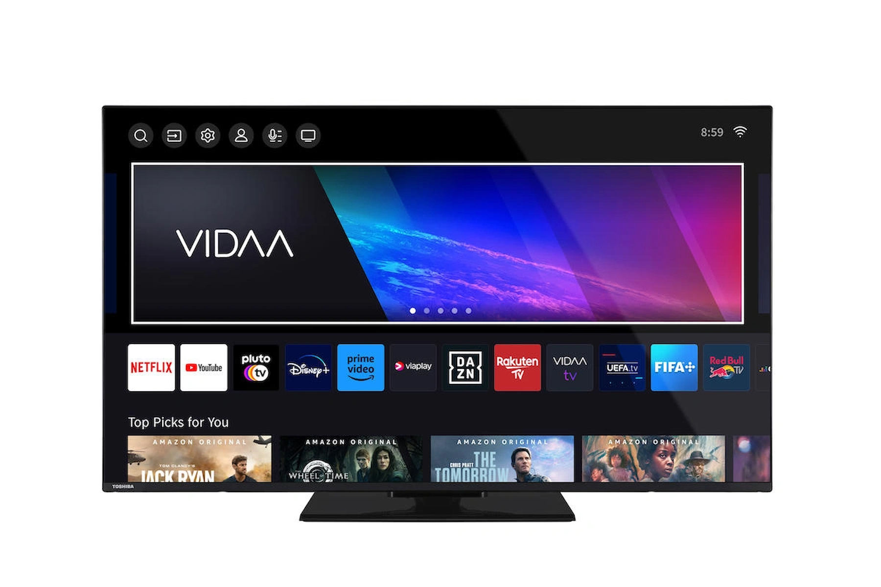 Toshiba 55UV3463DT 4K Ultra HD 55'' 140 Ekran Uydu Alıcılı Smart LED TV