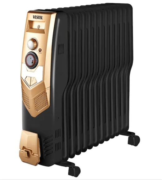 Vestel R 13000 2500 W Termostatlı Dış Mekan 13 Dilim Elektrikli Kule Tipi Yağlı Radyatör