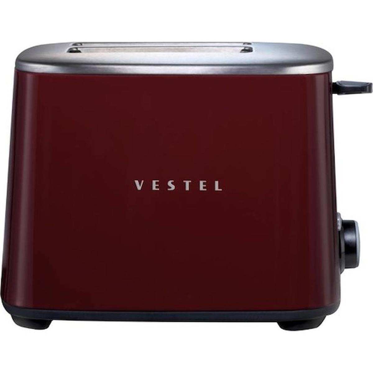 Vestel Retro Bordo Ekmek Kızartma Makinesi