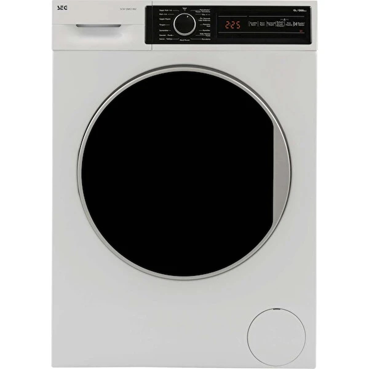 Seg SCM 12M12 INV 1200 Devir 12 kg Çamaşır Makinesi