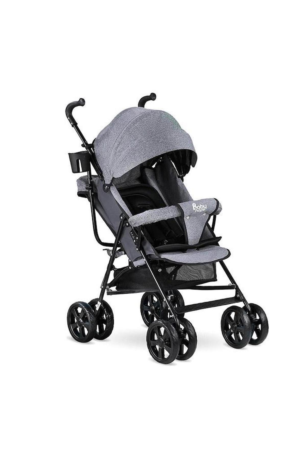 Babyhope SC-100 Baston Bebek Arabası Tam Yatarlı Yeni Kırçıllı