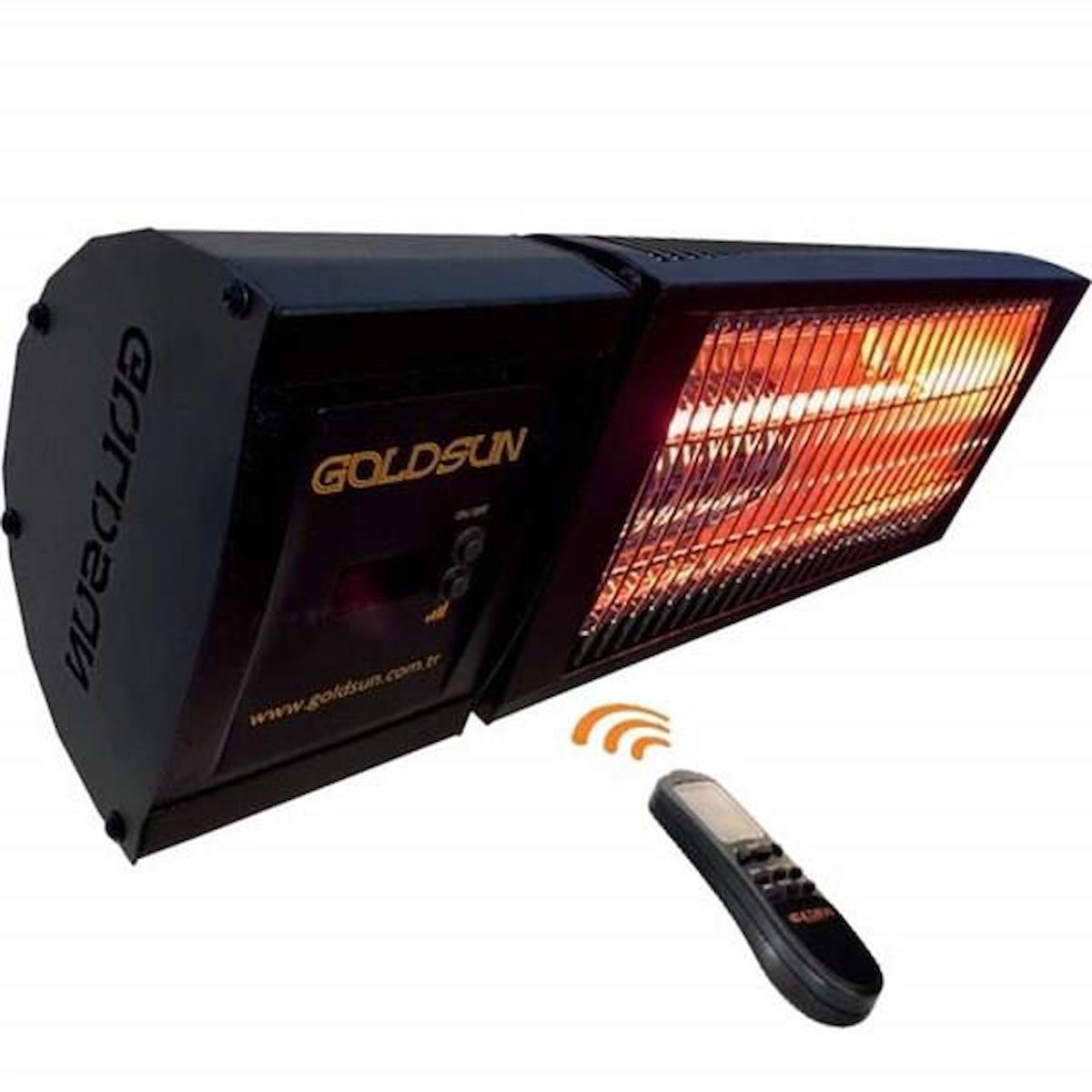 Goldsun Nova Plus Gsn20p 2000 W Termostatlı Dış Mekan Elektrikli Duvar Tipi Infrared Isıtıcı